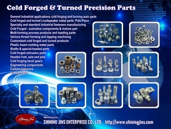 Fasteners and Bolts - Cold Forging And Precision Machining Parts made in Taiwan from SHINING JINS ENTERPRISE CO., LTD. (TAIWAN)
