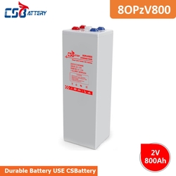 CSBattery 2V 800Ah backup-energy gel OPzV Battery for solar/wind-system/Electric-Power/Lighting/submersible-Motors 						