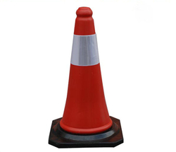 50cm Orange Plastic Road Cone Reflective Traffic S ...