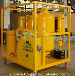 Sino-NSH Lubricating Oil Purifier Plant Oil Filtration Plant from SINO-NSH OIL PURIFIER MANUFACTURE CO.,LTD