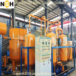 Sino-NSH GED Waste Oil Vacuum Distillation System from SINO-NSH OIL PURIFIER MANUFACTURE CO.,LTD
