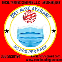 3 Layer Face Mask from EXCEL TRADING LLC (OPC)