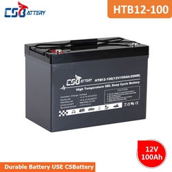 CSBattery 12V 100Ah rechargeable GEL Battery for s ...