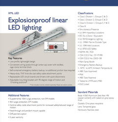 Azz explosionproof linear light fitting XML LED from AL FATHAH