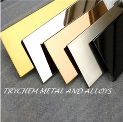Stainless Steel Mirror Finish Design Sheets from TRYCHEM METAL AND ALLOYS