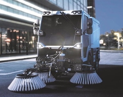 COMPACT ROAD SWEEPER FROM BUCHER MUNICIPAL