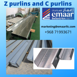 Z Purlins and C Purlins from EMAAR INDUSTRIES LLC.