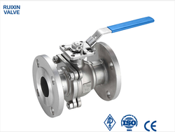 2PC Floating type Ball Valve with ISO5211 mount pad 300LB from WENZHOU RUIXIN VALVE CO.,LTD