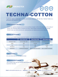 Anti-Bacterial & Virus cotton yarn TechNa-Cotton