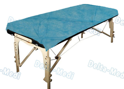 Delta-Medi Ultrasonic Seam Disposable Bed Sheets Blue Color With Good Skin Affinity,water proof,Examination usage
