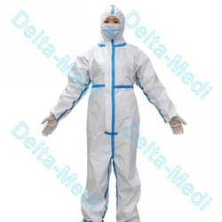 Delta-Medi Microporous Heat Sealing Taped Medical Protection Clothing
