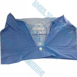 Delta-Medi 50g to 60g SBPP + PE / SMS / SMMS + SMF Disposable Sterile Surgical Gynaecology Drape with collection bag