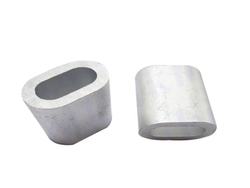 Aluminum Ferrule Ovel -10PC-All Size Available from REDFORT INTERNATIONAL 