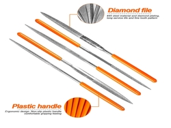 Diamond Needle File Set 3×140, 4×160, 5x180mm 10pcs Nindejin from REDFORT INTERNATIONAL 