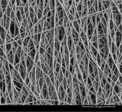 Electrolyzer cell titanium fiber felt for PEM hydrogen production