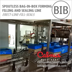 Carton Liner Bag in Box Line for Packaging Margarine Butter Liquids from CALMUS MACHINERY (SHENZHEN) CO., LTD.