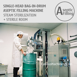 200-220 Litre Bulk Filling Machine Bag in Drum Aseptic Filler from CALMUS MACHINERY (SHENZHEN) CO., LTD.