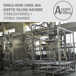 1000 Litre Tote Filling Machine 1000L IBC Liner Bag Aseptic Filler from CALMUS MACHINERY (SHENZHEN) CO., LTD.