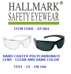 EP 002 SAFETY EYEWEAR from HALLMARK SAFETY PRODUCTS