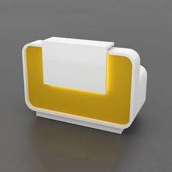 RECEPTION DESK ADVANCED YELLOW from MR FURNITURE