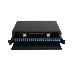 24 Port LC Fiber Patch Panel with splice tray  from AVALON NETWORK SYSTEMS LLC