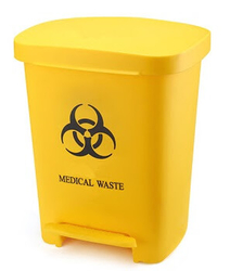 Disposal Container With Foot Pedal