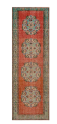 HAND KNOTTED CARPET VINTAGE STYLE 8595