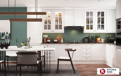 WHITE NEW CLASSIC KITCHEN - COLOR CHOICES from KITCHEN KING UAE