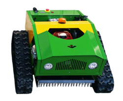 Top quality crawler grass cutting machine overgrown land grass remote control lawn mower With Gasoline Engine RC Robotic Machine from MAX( SHANDONG ) INDUSTRIAL CO. LTD