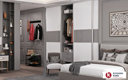 BED ROOM WITH SLIDING WARDROBES