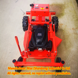 4WD Mower Remote Control Lawn Mower Radio Controlled Grass Cutting Machine Funyiro