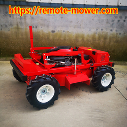 4WD Weed Cutting Machine All Terrain Slope Grass with remote controlled brush cutter from MAX( SHANDONG ) INDUSTRIAL CO. LTD