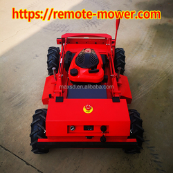 Automatic CE certified 4WD Remote Control Lawn Mower for Garden Grass Cutting from MAX( SHANDONG ) INDUSTRIAL CO. LTD