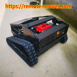 Reconmended Industrial Slope lawn mower with remote control brush cutter on tracks from MAX( SHANDONG ) INDUSTRIAL CO. LTD