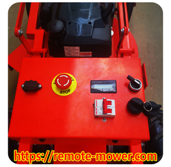 CE Certified 2WD Remote Control Brush Cutter on Tracks for sale from MAX( SHANDONG ) INDUSTRIAL CO. LTD