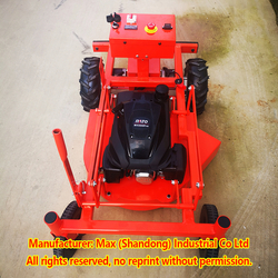 CE certified commercial Garden Tools Cost-effective 2WD Remote control lawn mowers from MAX( SHANDONG ) INDUSTRIAL CO. LTD