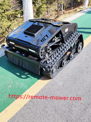 New smart Remote Control Slope Lawn Mower Commercial tecnology di controllo remoto falciare il prato Black Panther 800 from MAX( SHANDONG ) INDUSTRIAL CO. LTD