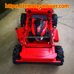 4WD MAX CE certified Remote Control Slope Mower Negy kerek meghajtas lawn repair mechina diserbante from MAX( SHANDONG ) INDUSTRIAL CO. LTD