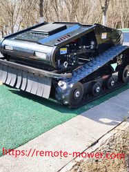 Commercial Remote Control Slope Lawn Mower Gasoline Fernsteuerungstechnik den Rasen mahen Black Panther 800 from MAX( SHANDONG ) INDUSTRIAL CO. LTD