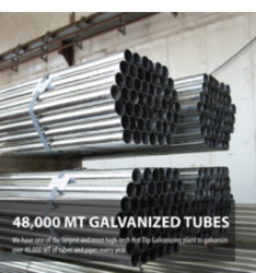 Galvanized Tubes,48,000 MT  from KHK SCAFFOLDING & FORMWORKS LTD. LLC.