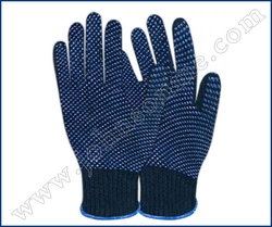 DOUBLE SIDE DOTTED KNITTED GLOVES