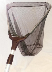 fishing landing net with folding design