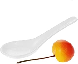 White Porcelain Set Of Spoons from WILMAX TRADING LLC
