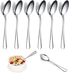 Stainless Steel Soup Spoons from WILMAX TRADING LLC