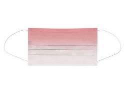 3 Ply Type I Medical Disposable Mask (Red Gradient) CE marked and meets the requirements of EN14683:2019 Type I