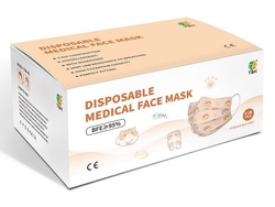 3 Ply Type I Medical Disposable Mask for Adult (Cartoon) CE marked and meets the requirements of EN14683:2019 Type I
