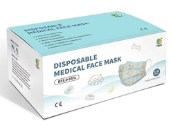 3 Ply Type I Medical Disposable Mask for Adult (Cartoon) CE marked and meets the requirements of EN14683:2019 Type I