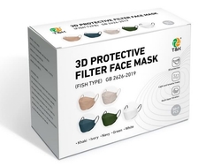 KF94 3D Fish Shape Protective Filter Face Mask 5 Colors is meets the requirements of GB2626-2019