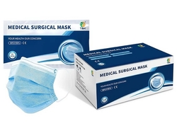 3 Ply Type IIR Medical Surgical Mask (Ear-Loop) CE marked and meets the requirements of EN14683:2019 Type IIR from SHANTOU T&K MEDICAL EQUIPMENT FACTORY CO., LTD.
