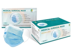 3 Ply ASTM F2100-L3 Medical Surgical Mask Appr ...